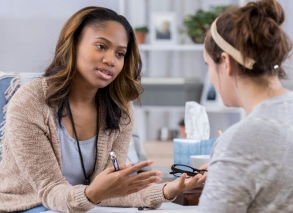 community-service-working-talking-with-client